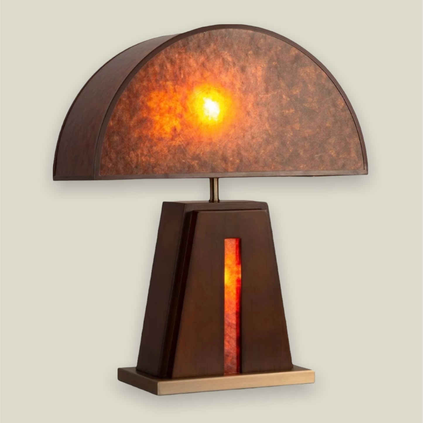 Nova of California Natural Mica Table Lamp