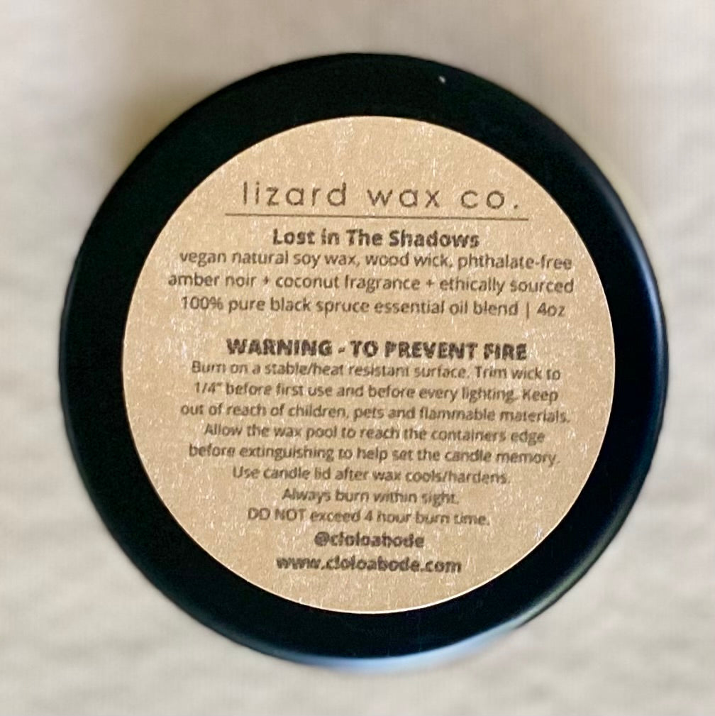 Lost In The Shadows Natural Soy Candle